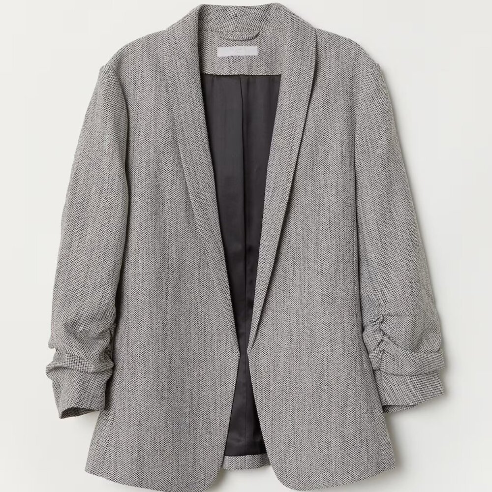 H&M Heathered Gray Blazer